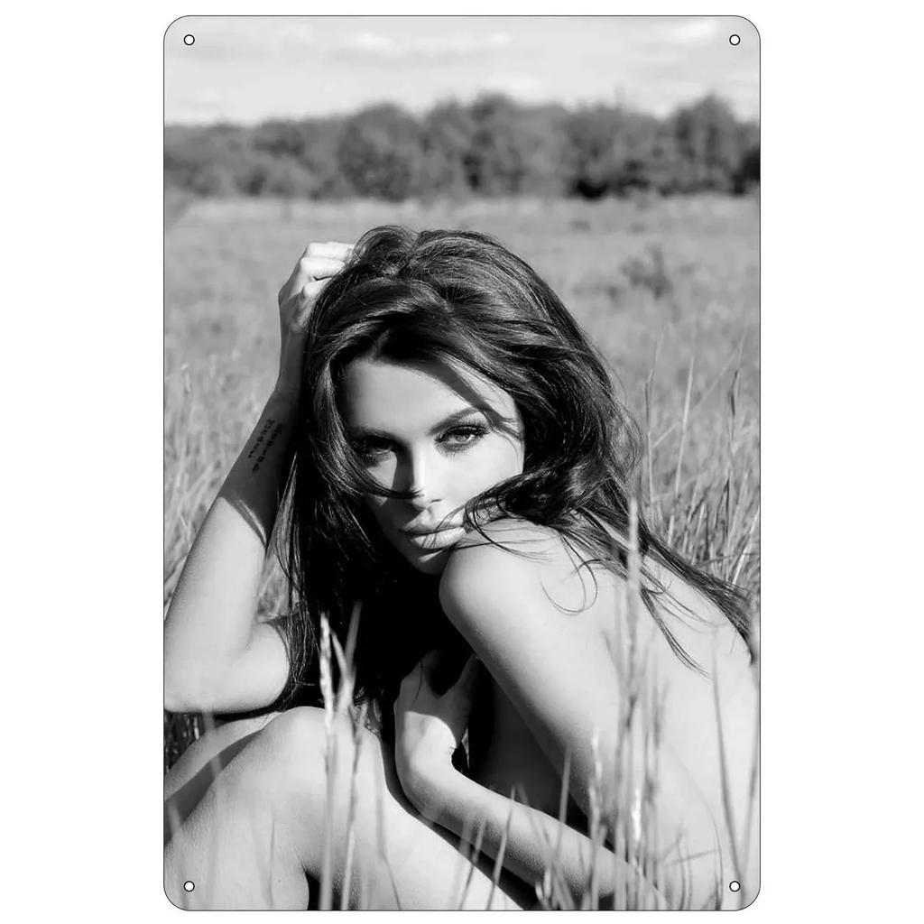 Vintage Pinup Sexy Girls Metall Blechschilder Plakette Platte Retro Wandposter für Man Cave Bar Pub Clubs Café Eisenmalerei Dekoration