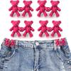 8pcs Fashion Bear Detachable Tighten Waist Button Pin Adjustable Waist Buckle Extender Pin for Skirt Pant
