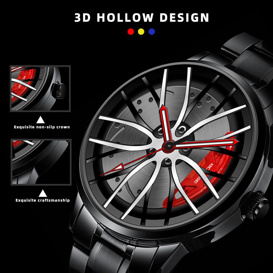 Casual Men's Watch Stainless Steel Watch Fashion Business Men's Watch Sports Watch Personality Watch Quartz Watch