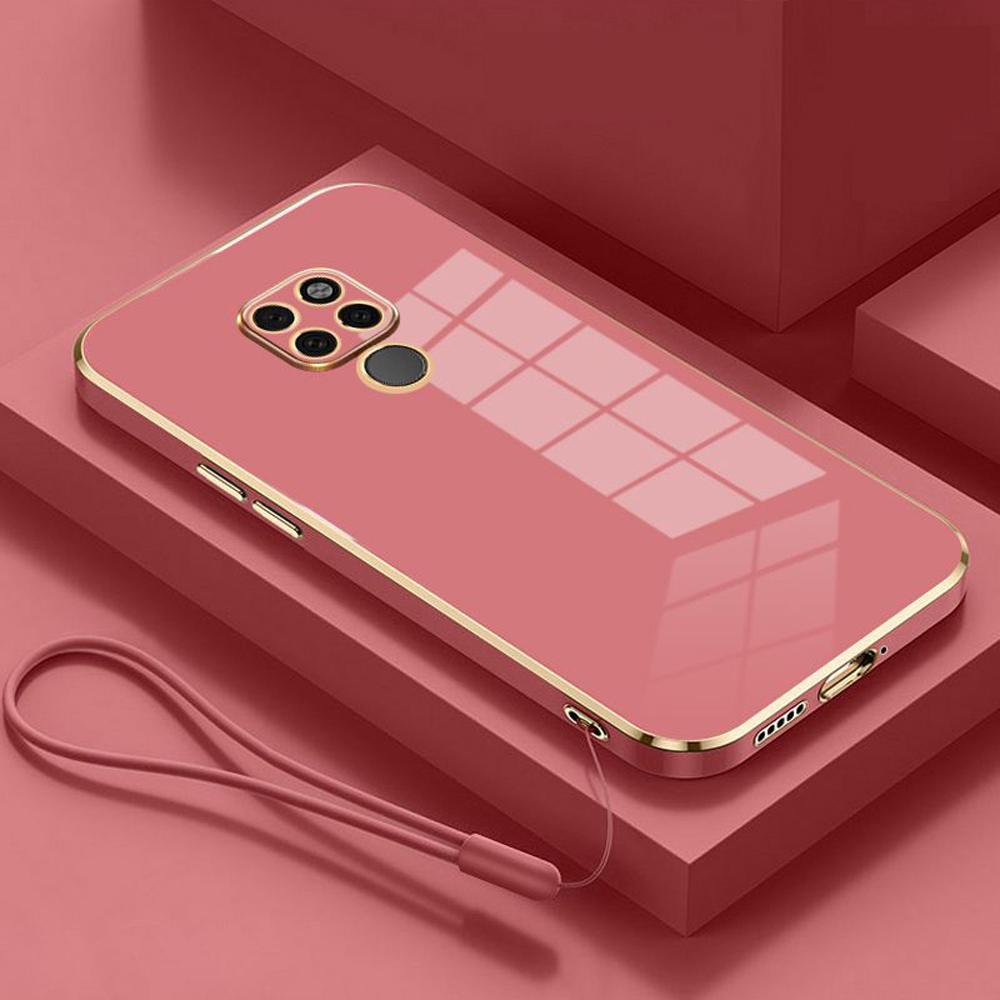 

Чехол для Huawei Mate 20 Pro Mate 20 mate20x HMA-L09 LYA-L29 EVR-L29, роскошный чехол для телефона с квадратным покрытием, противоударная задняя крышка Huawei Mate 20&Case & Strap