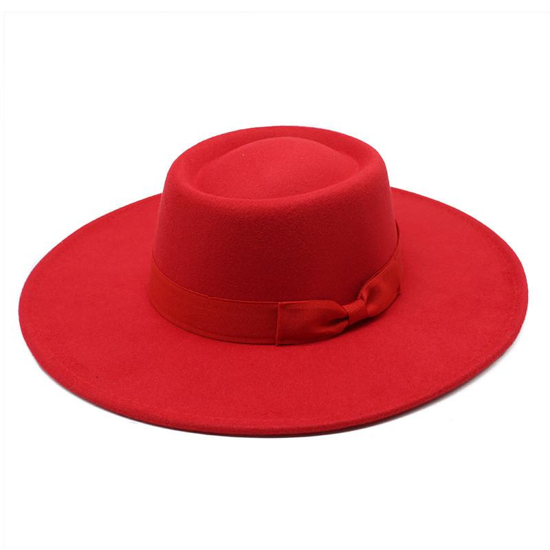 Wool Felt Bowler Hat With Wide Brim For Men And Women Outdoor Sun Protection