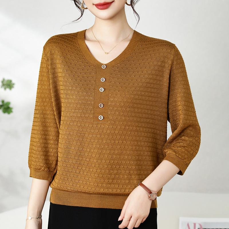 Qinghe Cashmere Women's 30% Cashmere Sweater - Soft & Warm Wool Blend Pullover