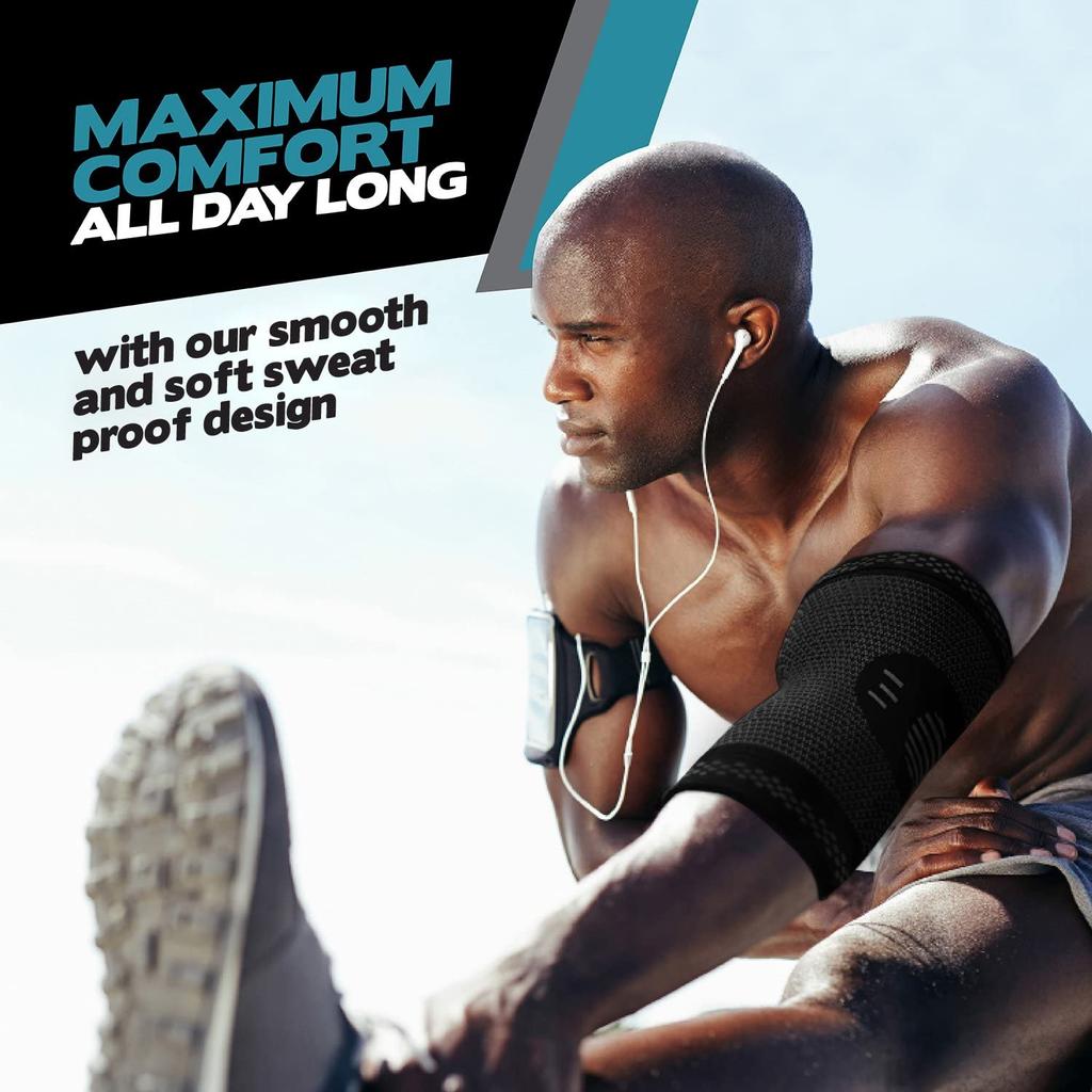 Elbow Braces Elbow Compression Sleeves Tennis and Golfers Elbow Joint Exercises Weightlifting