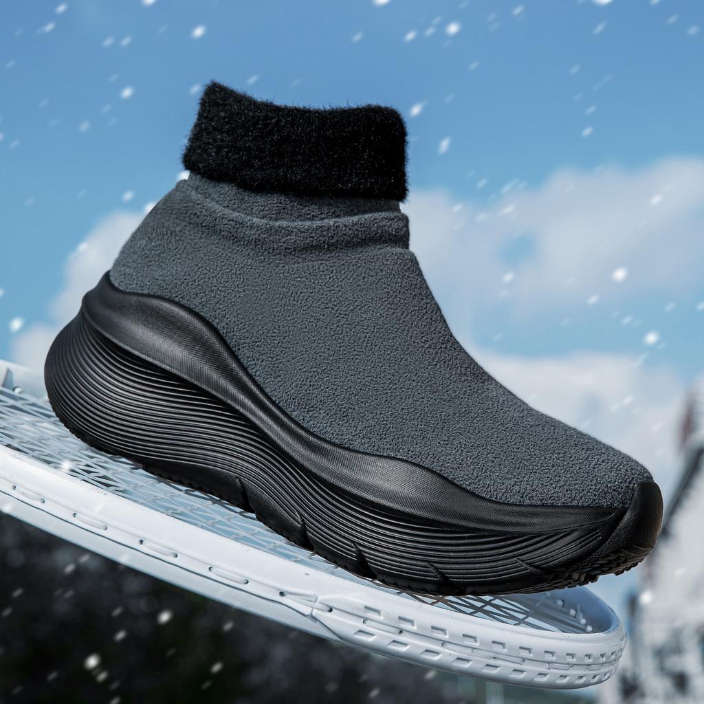 Men's Sneakers Warm Cotton Snow Ankle Boots Casual Shoes Couple Platform Shoes Men Boots Designer Shoes Warm Sock Boots