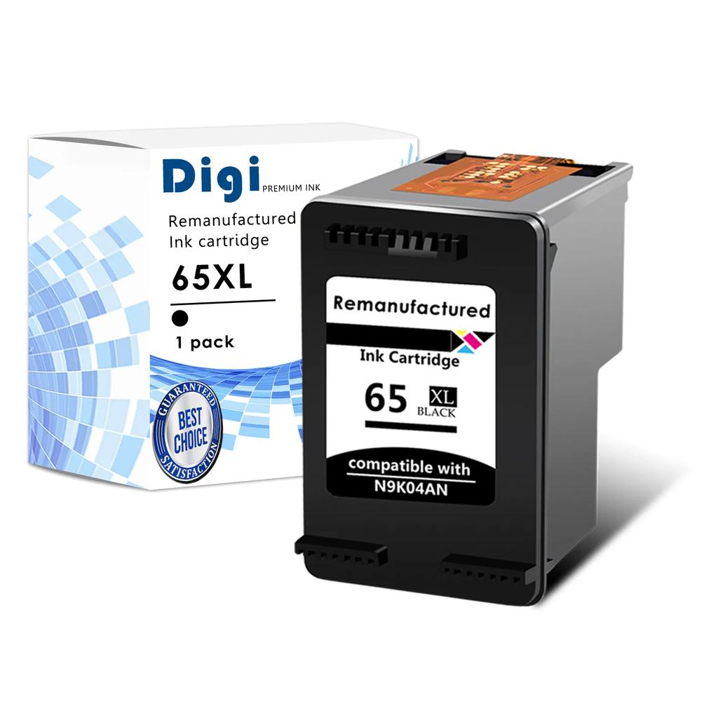 Compatible 65XL Black Color Generic Ink Cartridge FOR HP Deskjet 2622 3730 3752 3755 Printer