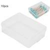 10pcs Transparent Box Small Portable Storage Collections Case Box for Tattoo Tools