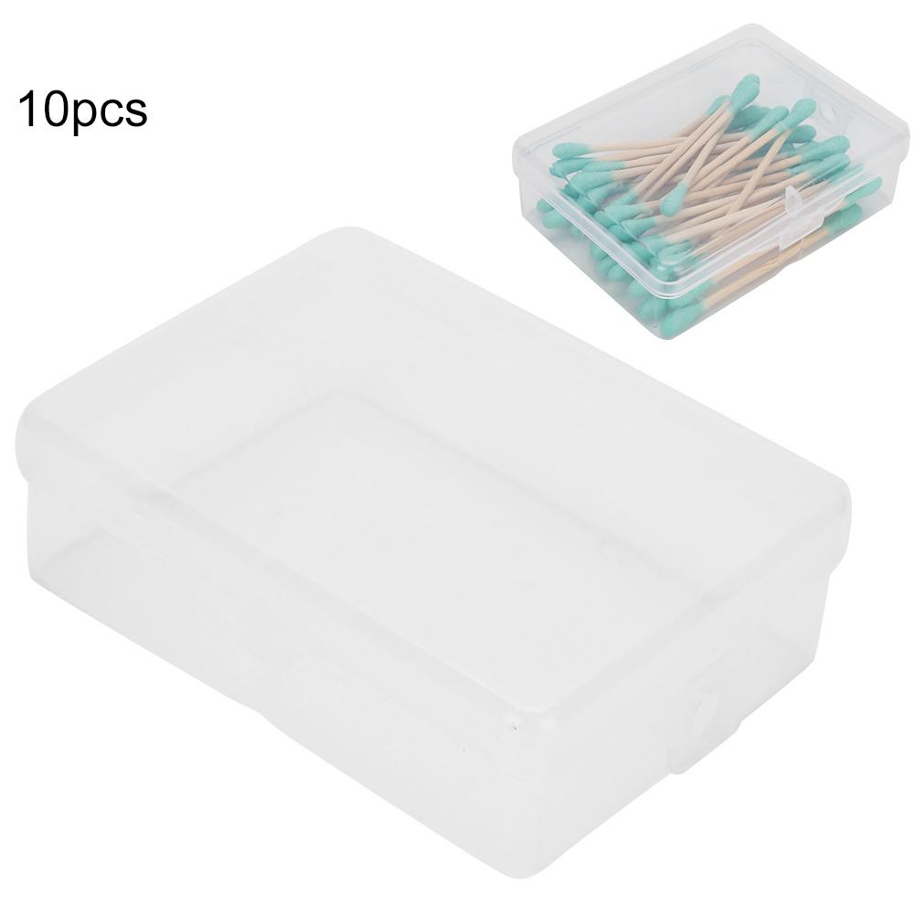 10pcs Transparent Box Small Portable Storage Collections Case Box for Tattoo Tools