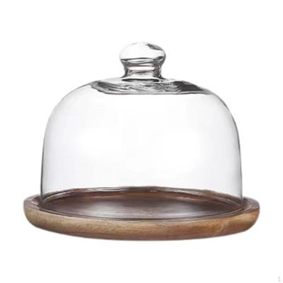 Cake Display Stand with Glass Cover for Desserts And Treats