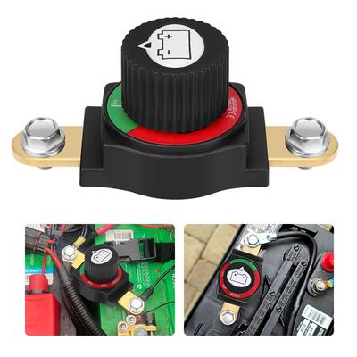 Battery Disconnect Switch,Side Post Battery Disconnect Switch On/Off 275A 12V-48V Battery Power Cut Off Switch For Car Vehicle