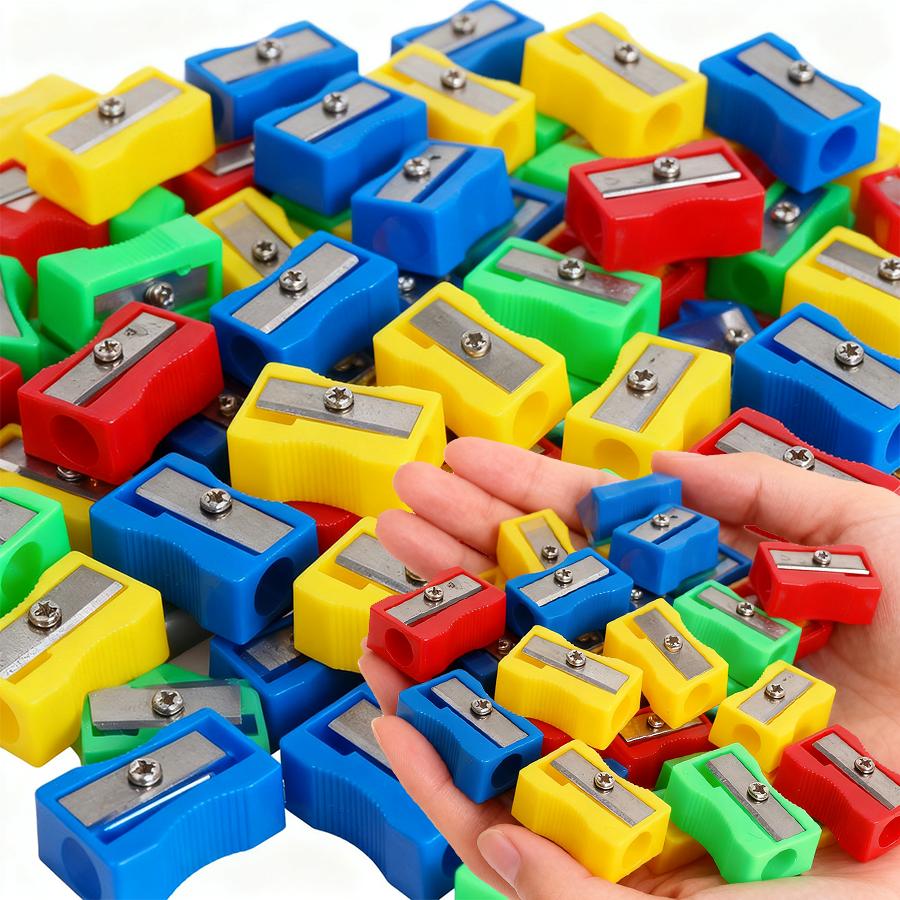 5/25/100pcs Pencil Sharpener School Office Study Supplies Lightweight Stationery for Writing Drawing Sketching Note XJM