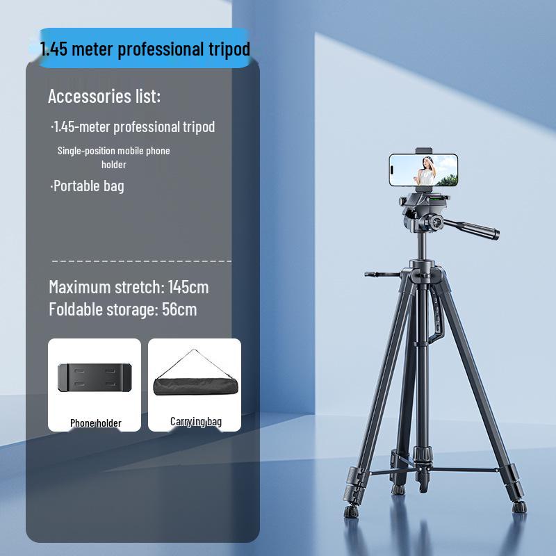 

2025 Smartphone Holder & Fill Light Stand for Live Streaming & Photography