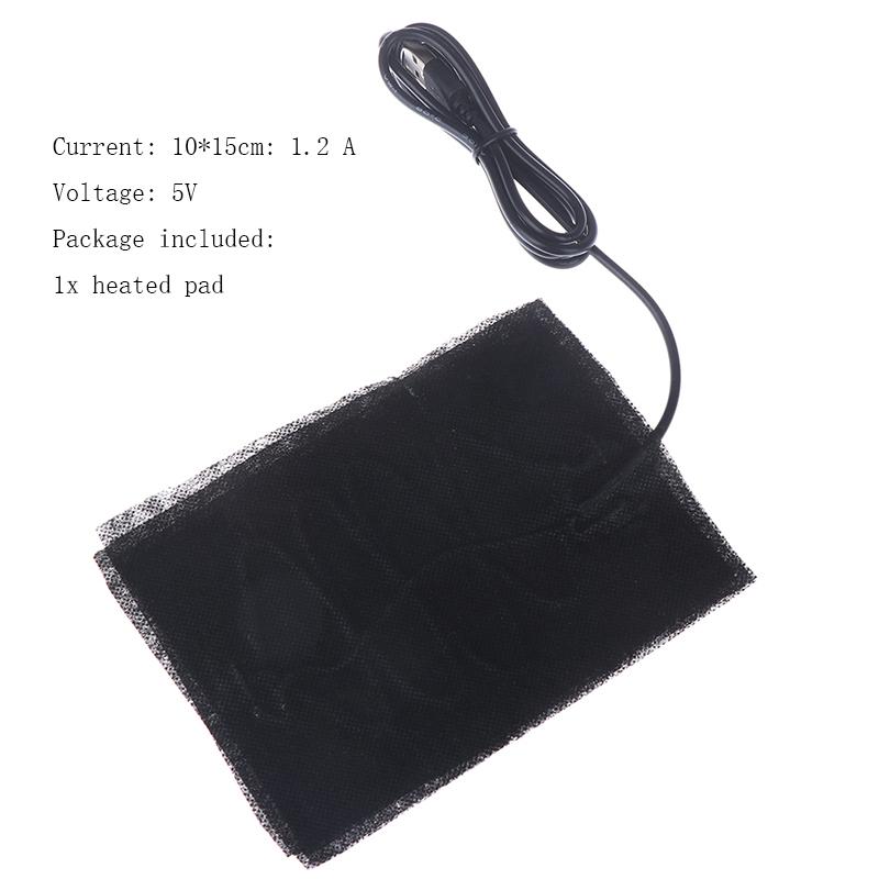 1 Set DIY USB Electric Heated Jacket Heating Pad Themal Warm Winter Heating Vest Pads For Outdoor  Heated Clothing