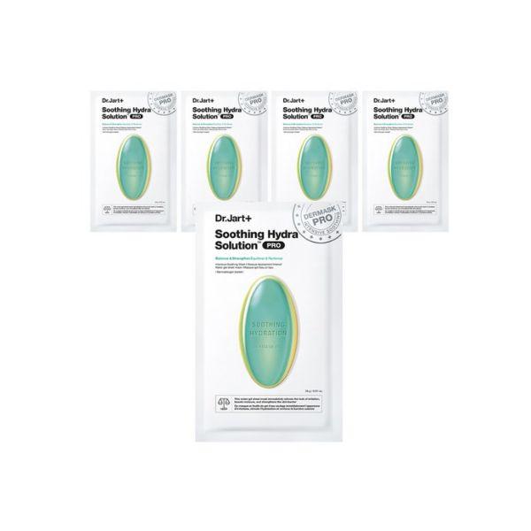 Dr. Jart+ Dermask Soothing Hydra Solution Pro Hydrating Sheet Mask Calming Care 5 Sheets