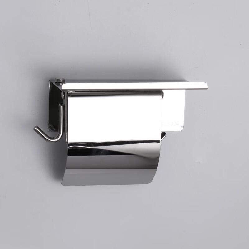 

Stainless Steel Waterproof Toilet Paper Holder with Hook