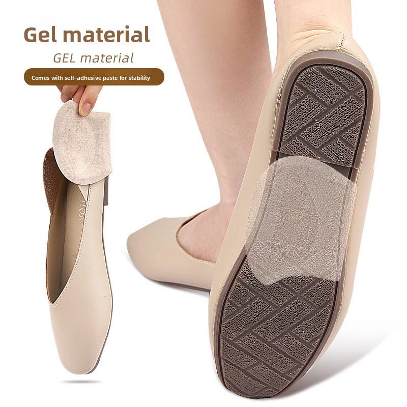 New Flat Arch Support Sole Pad GEL Soft Self-adhesive Plantar Fascia Sole Half Size Pad Arch Half Pad
