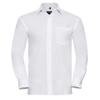 Russell Collection Mens Cotton Poplin Long-Sleeved Shirt