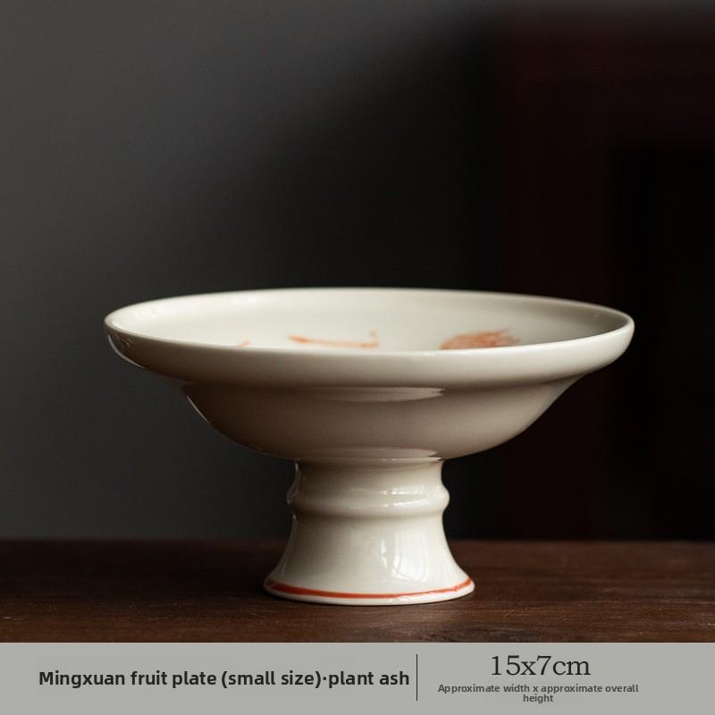 Japanisches Türkisgrün Hoher Fuß Obstschalen Zen Gebäckteller Dessert Süßigkeitenschale Süßigkeitenbar Haushalt Gastfreundschaftsgeschirr Geschenk