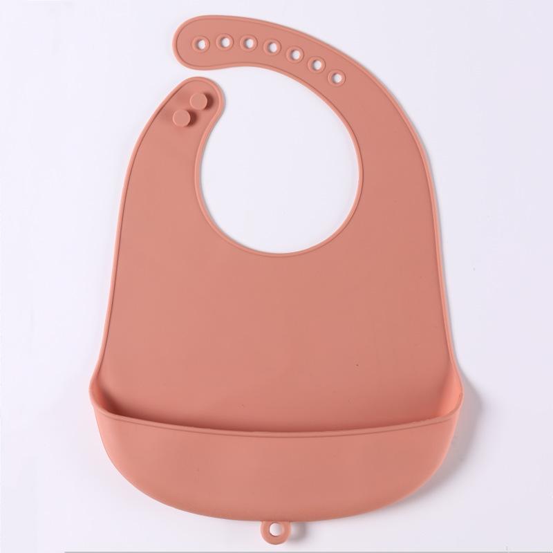 1/2pcs Food Grade Infant Eating Bibs Simple to Clean Baby Drool Towels Waterproof Children