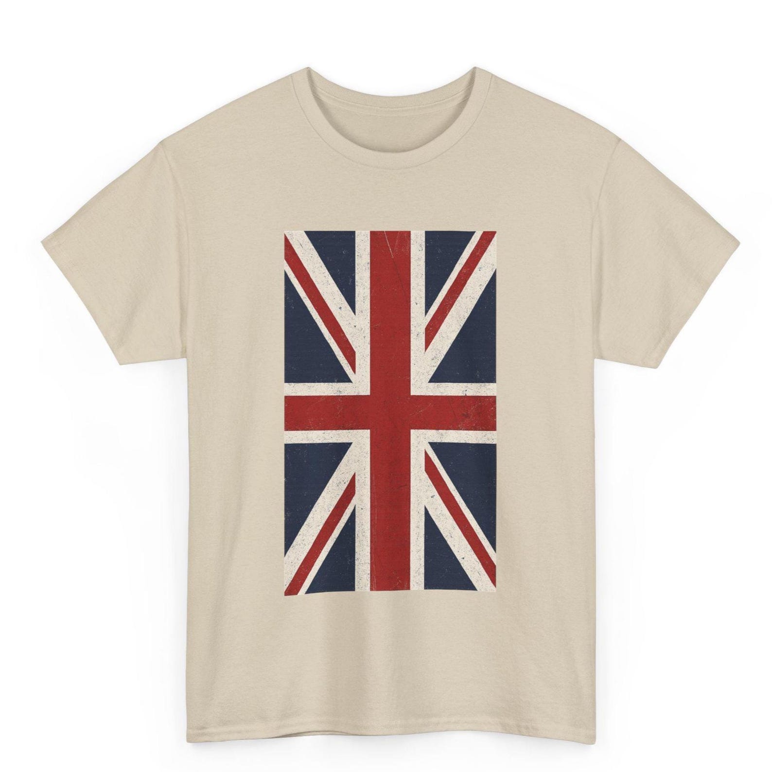 Vintage Union Jack T-Shirt: British Pride Graphic Tee M