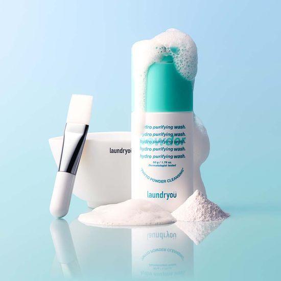 Laundryou Hydro Purifying Wash Enzyme Powder 50ml Special Offer (+Pack Ball/Brush)