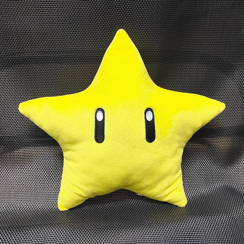 

Super Mario Invincibility Star Plush Cushion Doll Simple Packaging 20cm–30cm