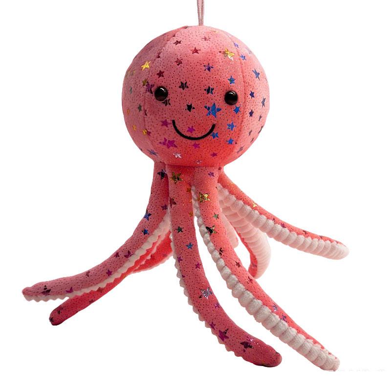 30cm Sterren Octopus Pluche Speelgoed Gevuld Water Cartoon Dier Pop Lachend Gezicht Pluche Kalmerend Cadeau 30cm