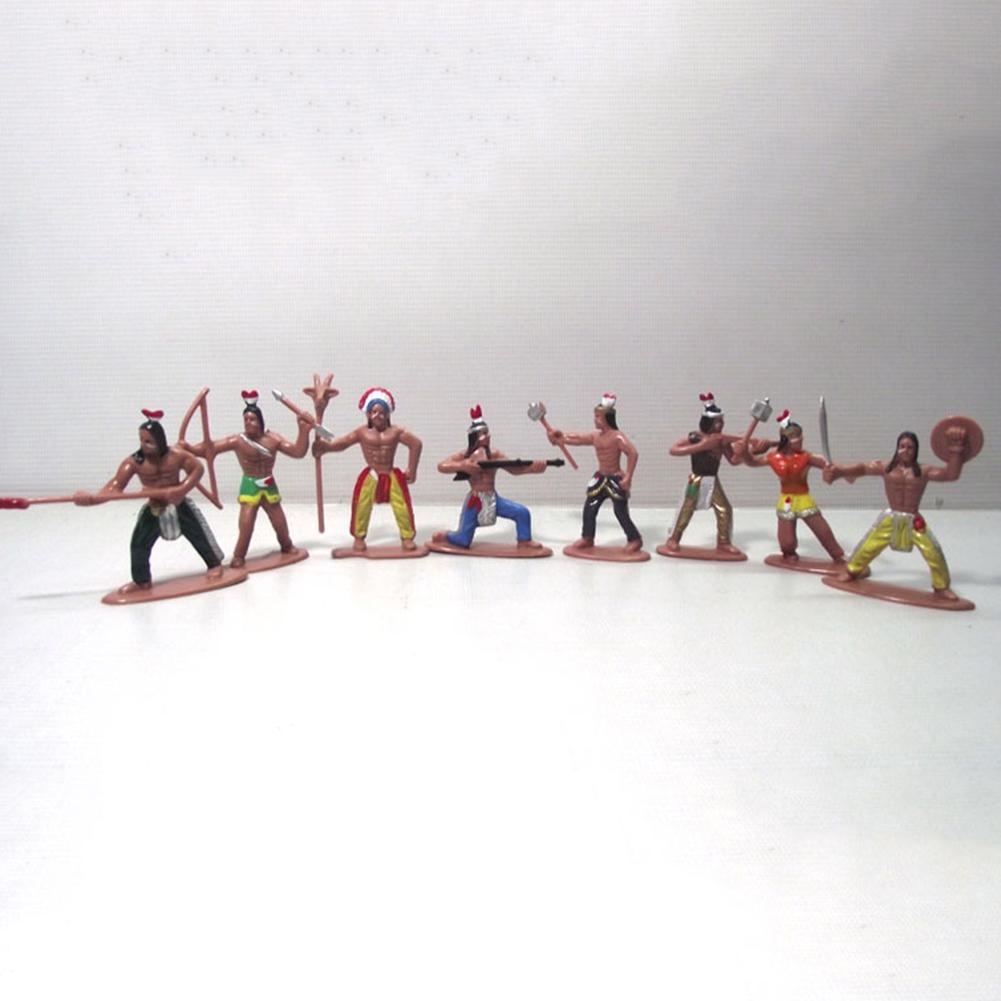 Funny Indian Figures Tribes 13Pcs/Set Model Home DIY Scenery Accessory