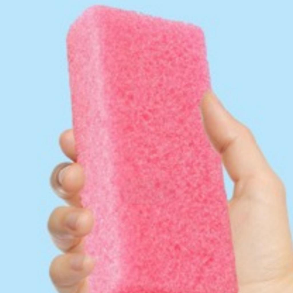 6pcs Pumice Stone Removing Hard Skin Callus PU Foam Exfoliation Pedicure Scrubber Pumice Stone Pink Green