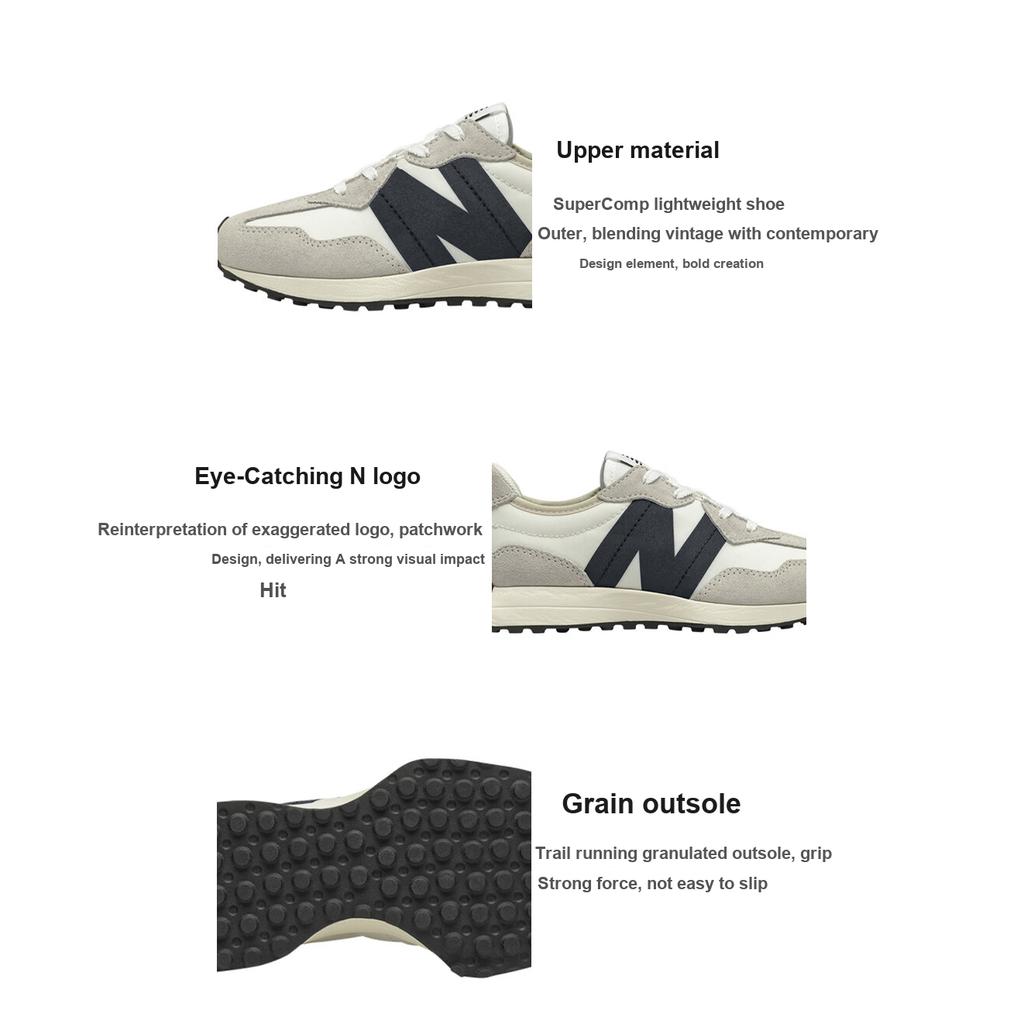 New Balance 327 Silver Birch Black PS