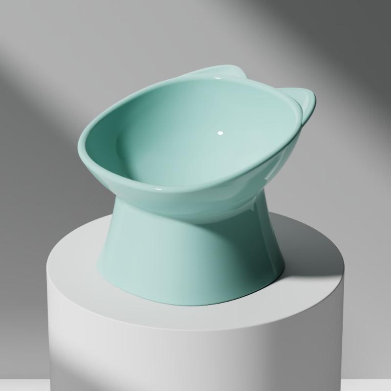 Pet Bowls with Inclined High Bottoms To Protect the Neck of Pets, Dog and Cat Water Bowls To Prevent Overturning