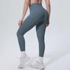 High-waisted, Skin-tight Running and Workout Leggings; Butt-lifting Fitness Leggings; Sexy, Figure-hugging Solid-colour Yoga Leggings for Pilates