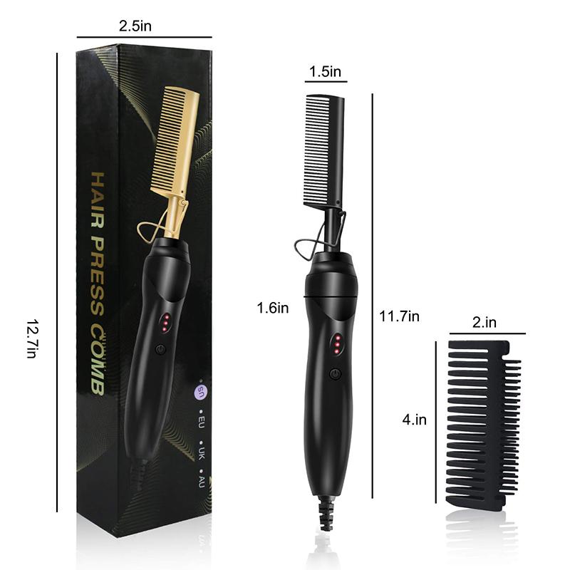 Heating Comb Electric Blow Brush Hairdressing Styling Tools for Man Beard Women Hair Hot Heating Comb Gifts