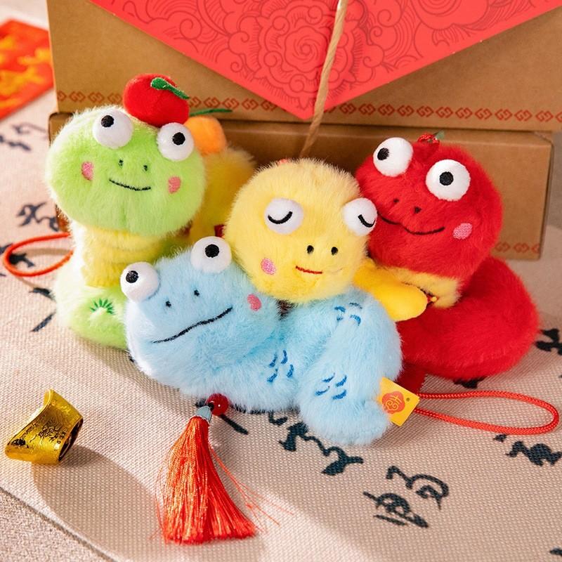 Year Of The Snake Mascot Plush Toy Cute Cartoon Zodiac Big Eyes Gift Children