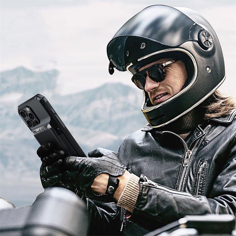 Applicable To Apple 16 Mobile Phone Case IPhone13 Creative Side Slide Card Advanced Sense 14/12Pro