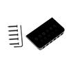 Metal Fixed Hardtail Saddle Bridge with Wrench&Screws Top Load Guitar Tailpiece