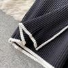 Women New Fashion Spring Autumn Stand Neck Slim Knit Sweater Dress Lace Up Bow Knot Long Sleeve Black Casual Knitwear