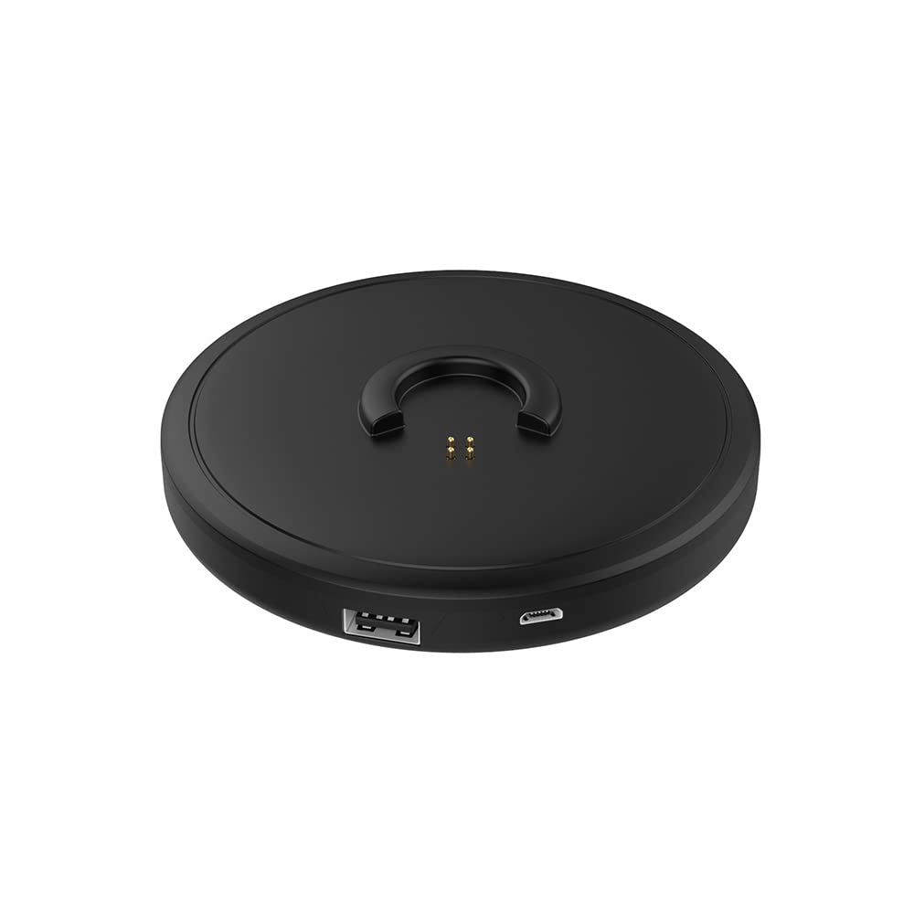 XBERSTAR BOSE Bluetooth Speaker Charger, SoundLink Revolve/Revolve+ Charging Cradle, Triple Black