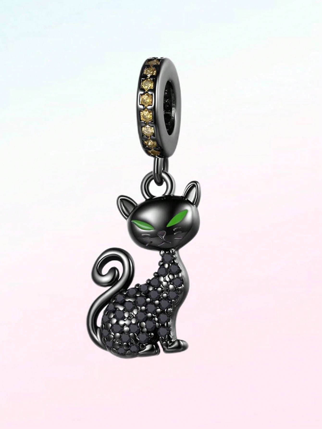 

Black Cat and Cute Owl Bead Components Charm Bead Component Copper Metal Plated Compatible With Charm Bead Components Copper Metal Authentic Original