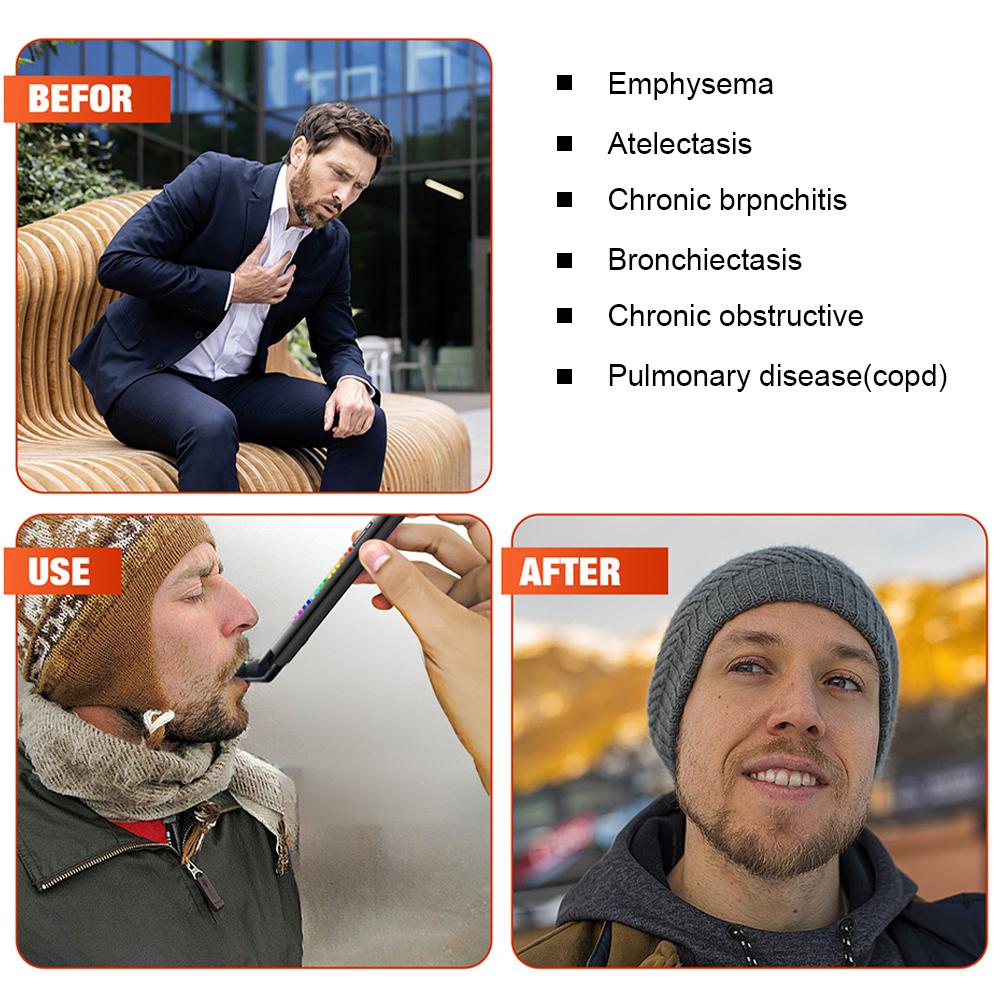 Portable Respiratory Training Device Lung Capacity Exercise Fitness Aerobic Exercise Exercise Auxiliary Training Device