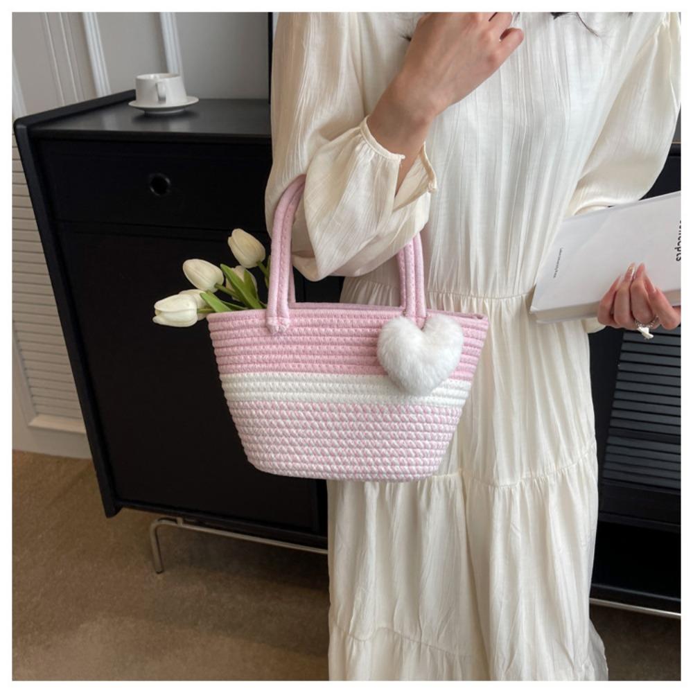 JMXD- Handmade Knitted Fashion Crossbody Bucket Bag for Women Shoulder Bag