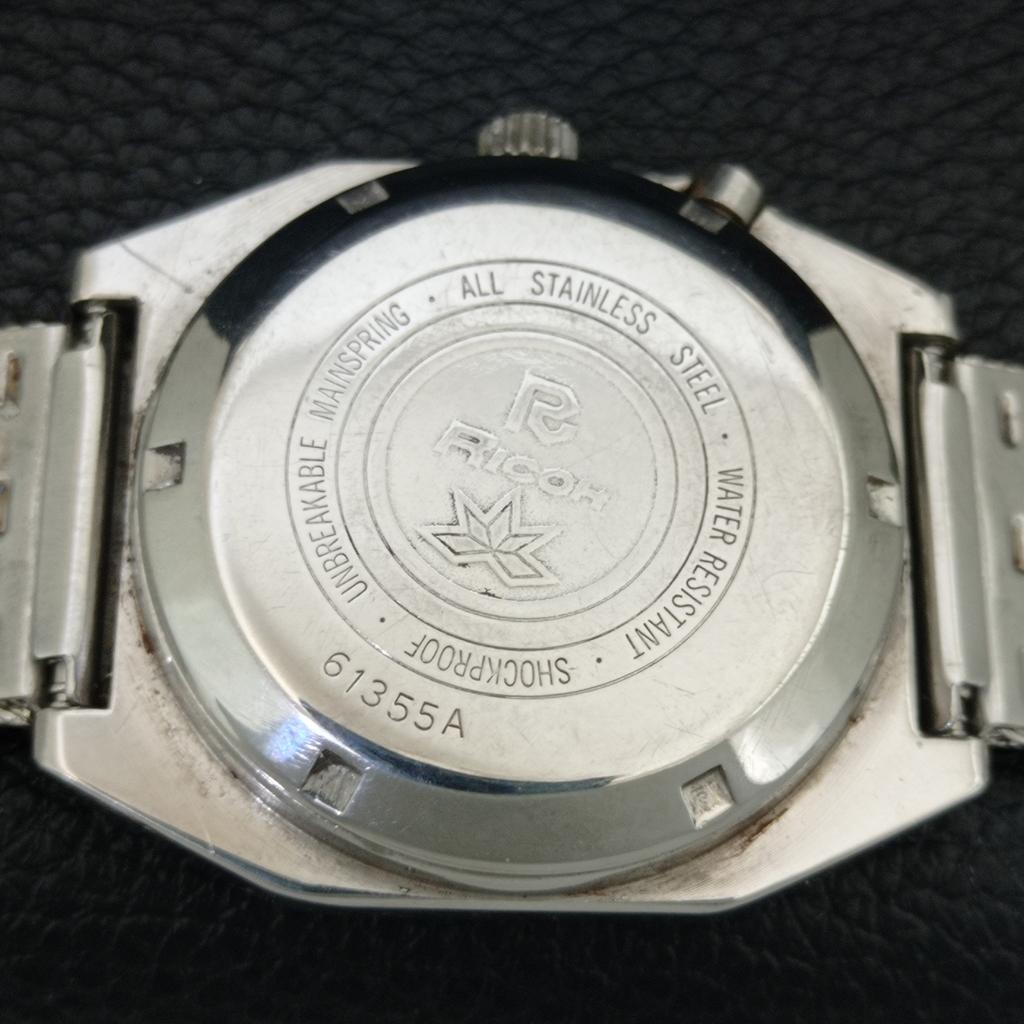 JAPAN VINTAGE RICOH R31 AUTOMATIC MENS ORIGINAL DIAL WATCH A704738-1