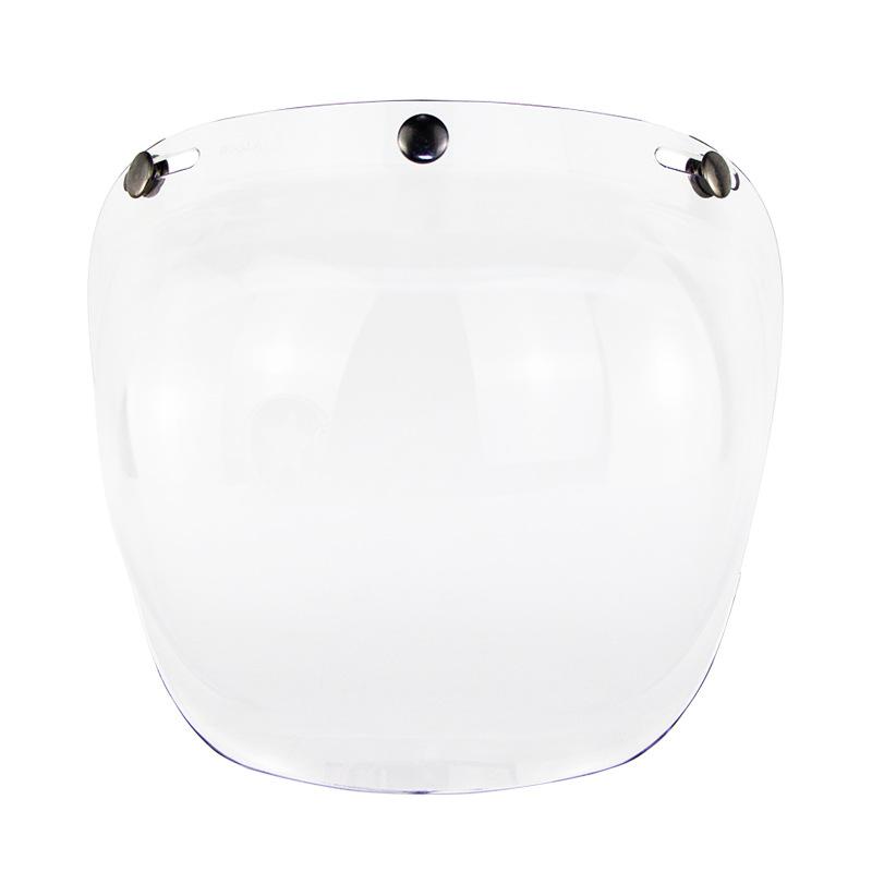 Motorcycle Helmet Retro Helmet Harley Helmet Bubble Lens Three Button Helmet Windproof And Strong Light Proof Lens With Bracket