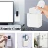 Pack of 6 ABS Plastic Wall Mounted Storage Boxes for Remotes Keys Multipurpose Use Various Locations