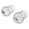 2pcs Gutter Guard Round Downspout Guard Filters 304 Stainless Steel Downspout Protector for Balcony Pipes 75B Drain