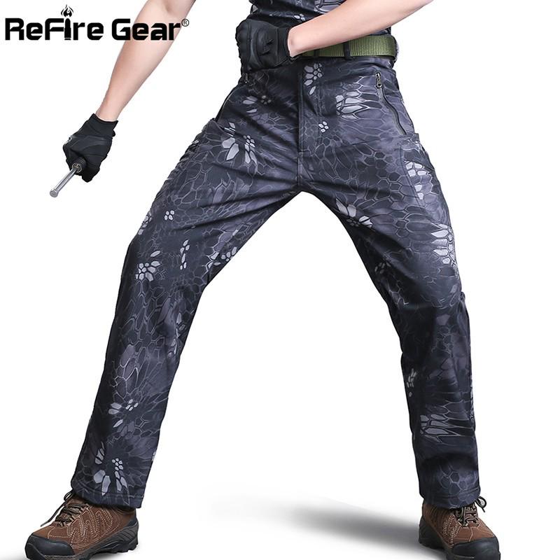 Warm Camo Army Fleece Pants 