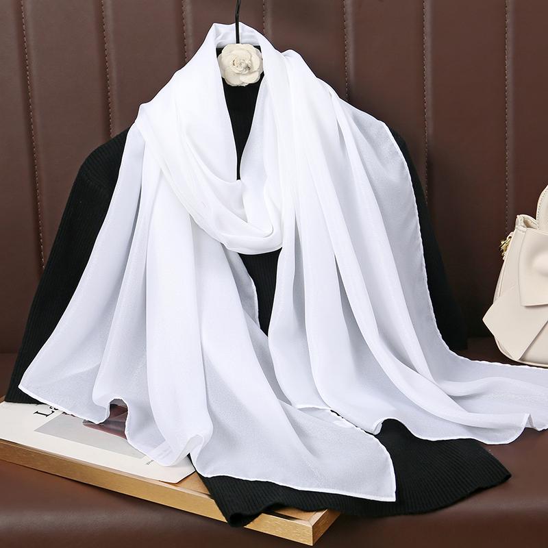 Classic Muslim Girl Chiffon Hijab Scarf Women Long Head Wrap For Women Wedding Hijabs Scarves Veil Headscarf Islamic Turban