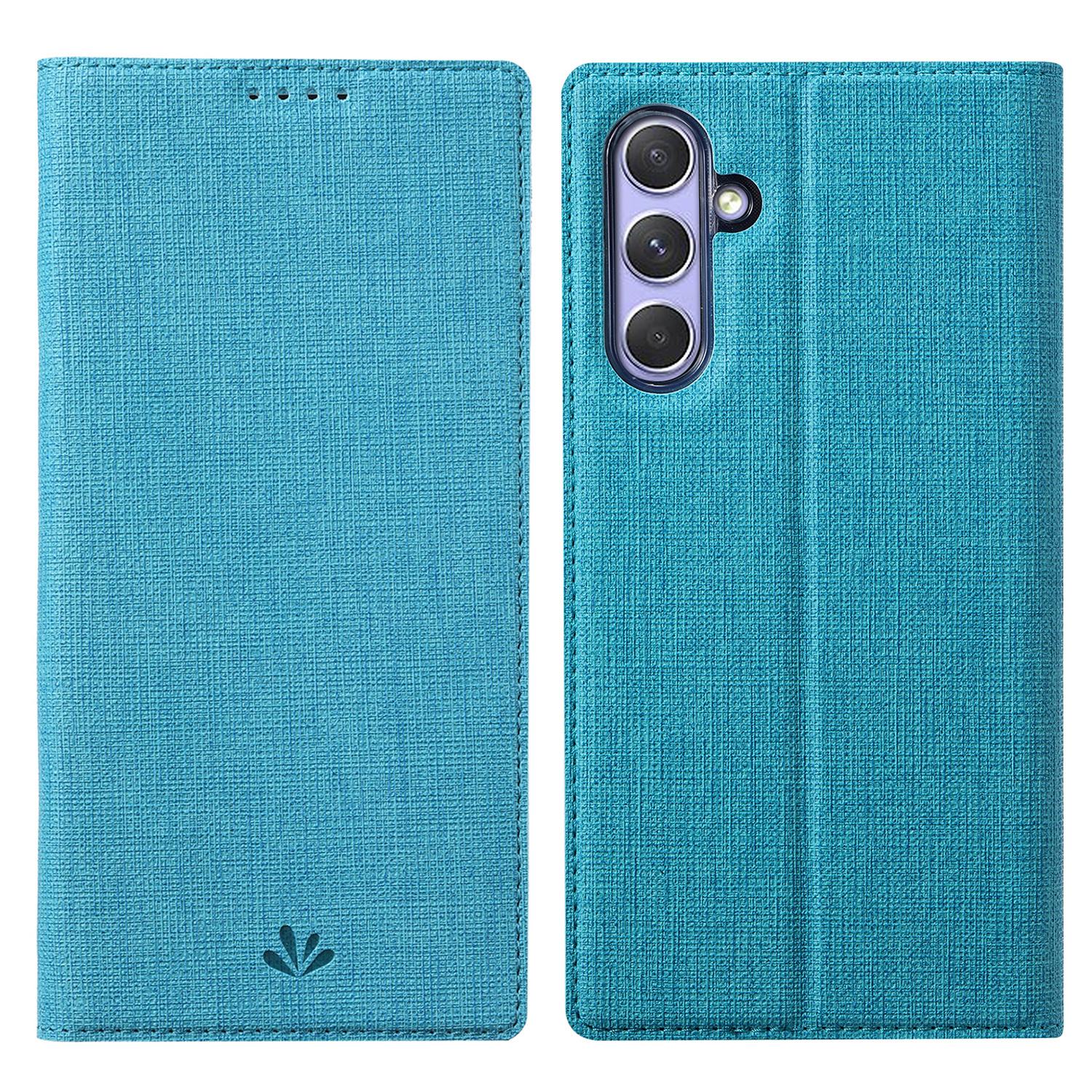 

VILI Серия DMX для Samsung Galaxy A54 5G Слоты для карт PU Кожа Чехол для телефона Подставка для мобильного телефона Обложка Blue