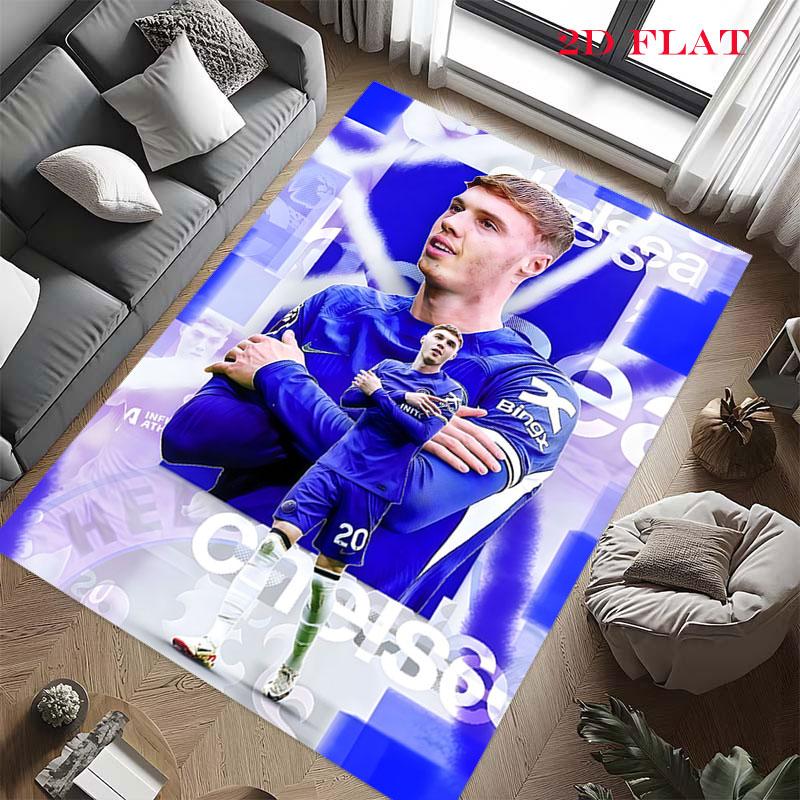 Cole Palmer Power Poster Carpet Rug for Living Room Bedroom Home Sofa Decoration,Kids play Nonslip Floor Mat