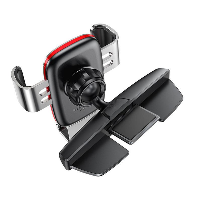 Metal Gravity Car Phone Holder Silver Car Mount CD Slot Aluminum alloy For iPhone Samsung Xiaomi Mobile Cell Phone
