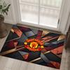 Manchester United Design Crystal Velvet Carpet Cozy Non?Slip Printed Rug For Bedroom Living Room Entrance